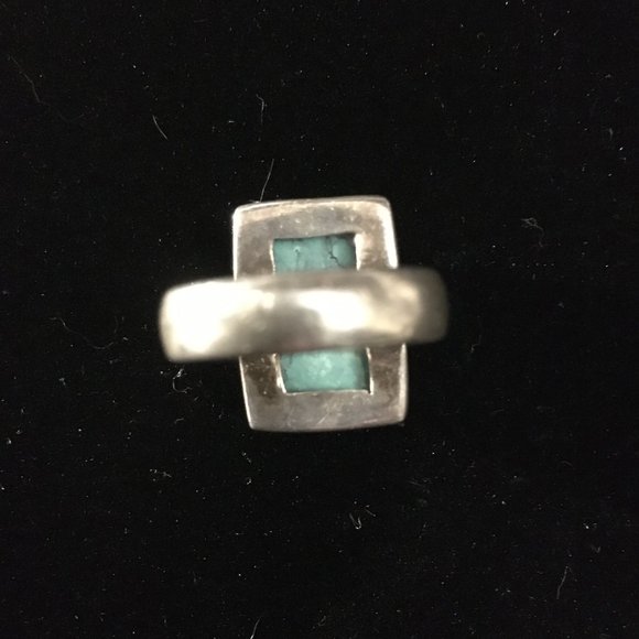 COPY - VINTAGE 925 SILVER & TURQUOISE RING! - Picture 4 of 4